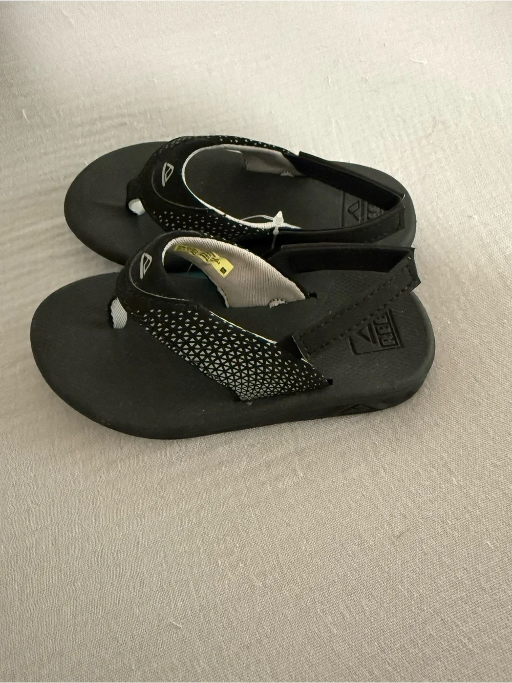 Kids Quicksilver Black Little Rover Flip Flops